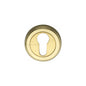 Euro Profile Cylinder Escutcheon Round - ERD7020 by M Marcus - Heritage Brass