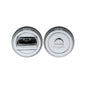 Round Bathroom Turn & Release - ERD7030 by M Marcus - Heritage Brass