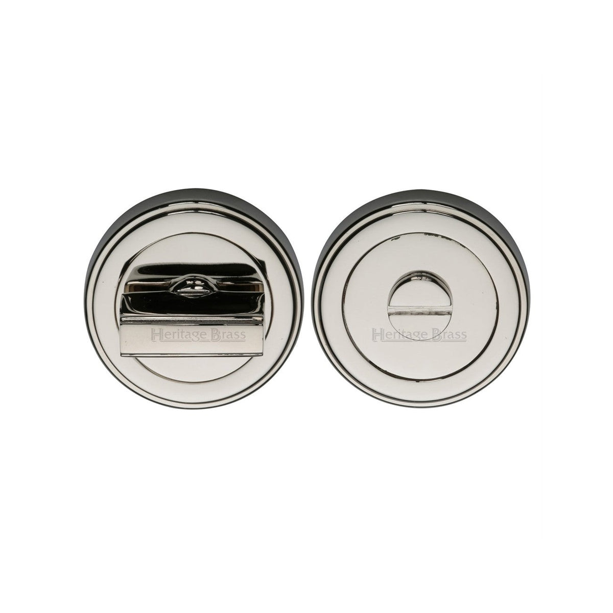 Round Bathroom Turn & Release - ERD7030 by M Marcus - Heritage Brass