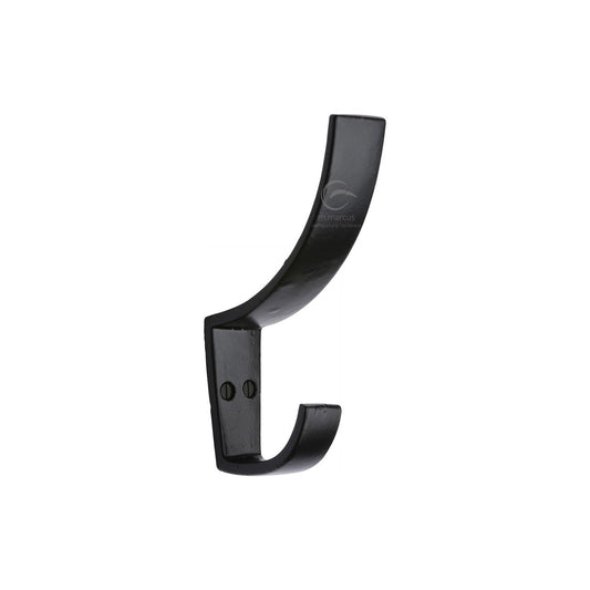 Black Iron Hat & Coat Hook by M Marcus - Heritage Brass