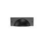 Matt Black Iron Cheshire Cabinet Drawer Pull by M Marcus - Heritage Brass