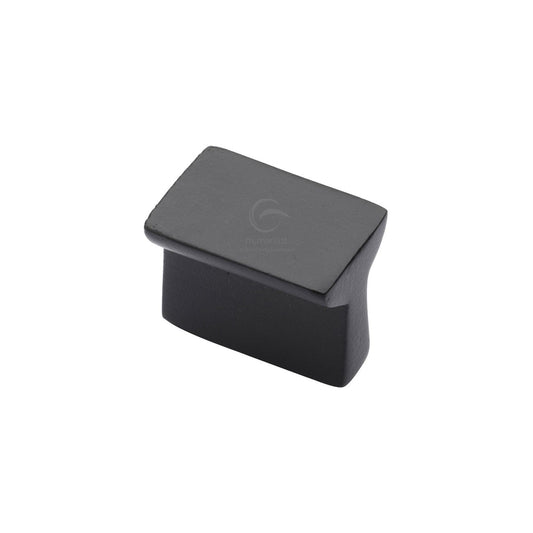 Matt Black Iron Anvil Cabinet Knob by M Marcus - Heritage Brass