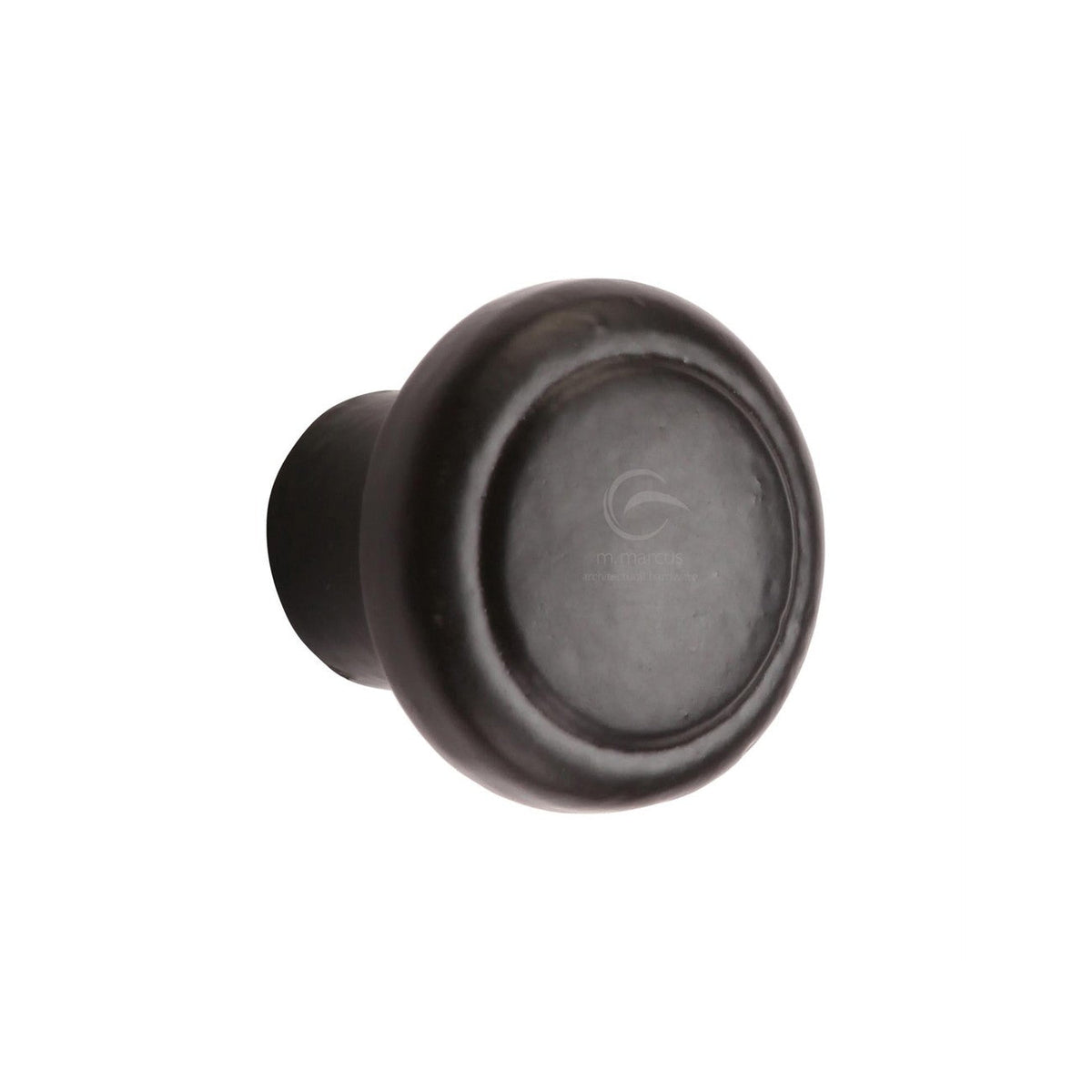 Matt Black Iron Newport Cabinet Knob by M Marcus - Heritage Brass