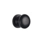 Matt Black Iron Round Cabinet Knob by M Marcus - Heritage Brass