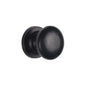 Matt Black Iron Round Cabinet Knob by M Marcus - Heritage Brass
