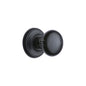 Black Iron Center Door Knob by M Marcus - Heritage Brass