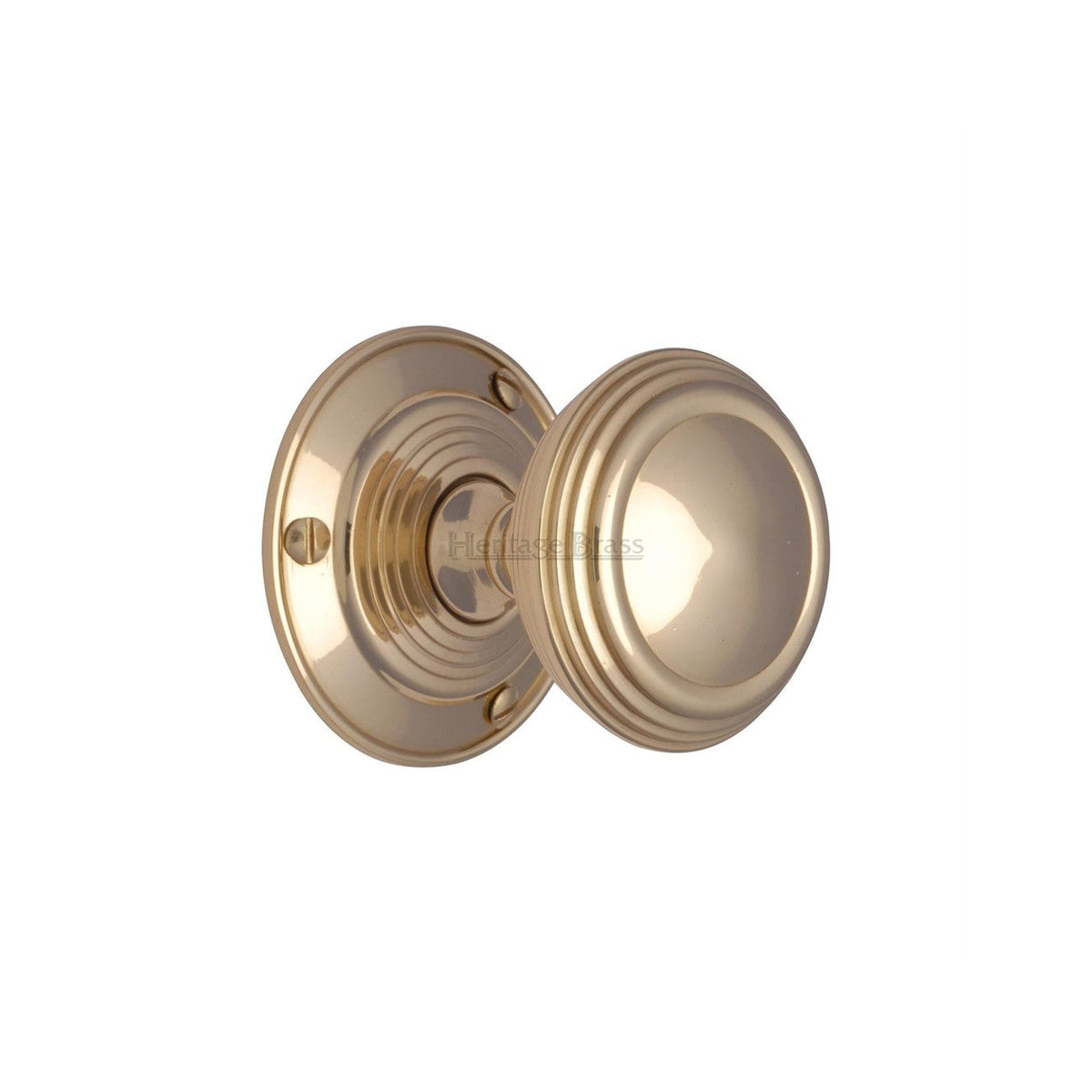 Goodrich Door Knob on Rose by M Marcus - Heritage Brass