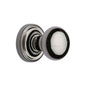 Hampstead Door Knob on Rose by M Marcus - Heritage Brass