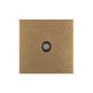 Windsor Range Aged Brass Switches & Sockets, WN50 - 1 Gang Isolated TV Coaxial Socket by Heritage Brass By M-Marcus