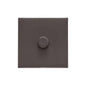 Windsor Range Matt Bronze Switches & Sockets, WN9 - 1 Gang TED Dimmer (Compatible with LED Lamps) by Heritage Brass By M-Marcus