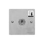 Elite Flat Plate Range Satin Chrome Switches & Sockets, T03 - 1 Gang Dimming Toggle Switch by Heritage Brass By M-Marcus