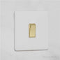 Seville Range Gloss White (Project Finish) 1 Gang 2-Way Rocker Switch