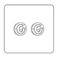 Hoxton Primed White | 2G 2W Toggle Switch