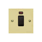 Richmond Elite Range Satin Brass Switches & Sockets, LP44 - 45A DP Cooker Switch with Neon (single plate) by Heritage Brass By M-Marcus