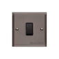 Elite Stepped Plate Range Matt Bronze Switches & Sockets, S09 - 1 Gang Rocker Switch by Heritage Brass By M-Marcus