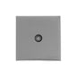 Windsor Range Satin Chrome Silk Switches & Sockets, WN35 - 1 Gang Isolated TV Coaxial Socket by Heritage Brass By M-Marcus
