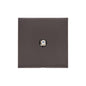 Windsor Range Matt Bronze Switches & Sockets, WN9 - 1 Gang Satellite Socket by Heritage Brass By M-Marcus