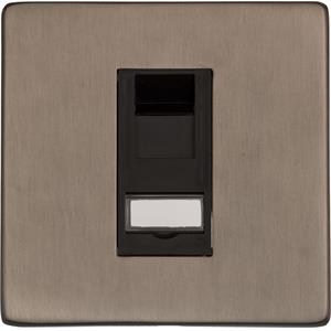 Studio Range Aged Pewter, YAP - 1 Gang CAT6