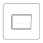 Hoxton Primed White | 6A Triple Pole Fan Isolator Switch