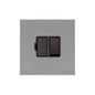 Windsor Range Satin Chrome Silk Switches & Sockets, WN35 - Switched Spur (13 Amp) by Heritage Brass By M-Marcus