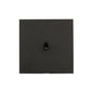 Windsor Range Jet Black (Project Finish) 1 Gang 2-Way Stockholm Toggle Switch by Heritage Brass By M-Marcus