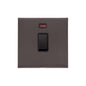 Windsor Range Matt Bronze Switches & Sockets, WN9 - 20A Double Pole Switch with Neon by Heritage Brass By M-Marcus