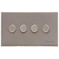 Windsor Range Satin Nickel Switches & Sockets, WN5 - 4G Multi Location Secondary Dimmer by Heritage Brass By M-Marcus