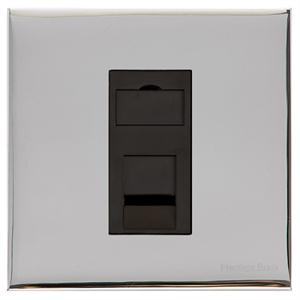 Winchester Range Polished Chrome, W02 - 1 Gang CAT6