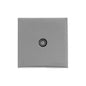 Windsor Range Satin Chrome Silk Switches & Sockets, WN35 - 1 Gang Non-Isolated TV Coaxial Socket by Heritage Brass By M-Marcus