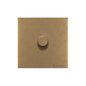 Windsor Range Aged Brass Switches & Sockets, WN50 - 1 Gang Dimmer 250 watts (Compatible with halogen/ incandescent bulbs) by Heritage Brass By M-Marcus