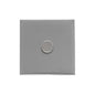 Windsor Range Satin Chrome Silk Switches & Sockets, WN35 - 1 Gang TED Dimmer (Compatible with LED Lamps) by Heritage Brass By M-Marcus