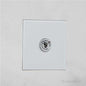 Clarity Perspex Range Clear Perspex (Project Finish) 1 Gang 2-Way Classic Toggle Switch by Heritage Brass By M-Marcus