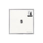 Executive Range Matt White with Polished Chrome Switches & Sockets, EX20 - 1 Gang Dimming Stockholm Toggle by Heritage Brass By M-Marcus