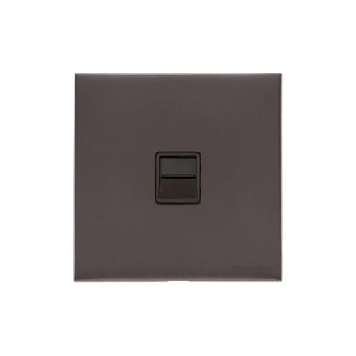 Windsor Range Matt Bronze Switches & Sockets, WN9 - 1 Gang Master Line Socket by Heritage Brass By M-Marcus