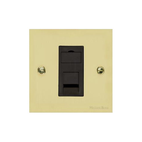 Stylist Bronze Raised Plate Range Switches & Sockets, RL9 - Quad TV/FM/SAT1/SAT2 by Heritage Brass By M-Marcus