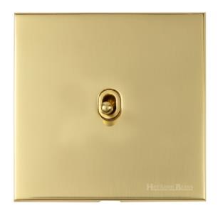 Winchester Range Polished Brass, W01 - 1 Gang Intermediate Stockholm Toggle