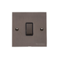 Heritage Brass Stylist Bronze Flat Plate - Square Edge - 1 Gang 2-Way Rocker Switch - Type QL9 by Heritage Brass By M-Marcus