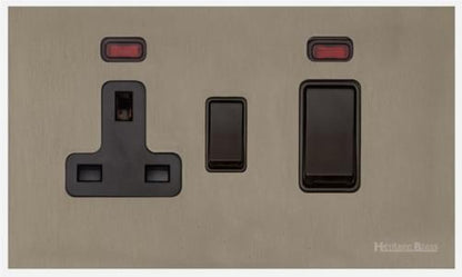 Windsor Range Aged Pewter, WAP - 45A Cooker Unit + 13A Socket