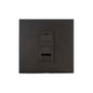 Windsor Range Dark Antique Bronze Switches & Sockets WN95 - 1 Gang CAT6 by Heritage Brass By M-Marcus