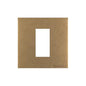 Windsor Range Aged Brass Switches & Sockets, WN50 - 1 Module Euro Plate by Heritage Brass By M-Marcus