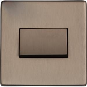 Studio Range Aged Pewter, YAP - 6A Triple Pole Fan Isolator Switch