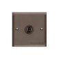 Elite Stepped Plate Range Matt Bronze Switches & Sockets, S09 - 1 Gang Toggle Switch by Heritage Brass By M-Marcus