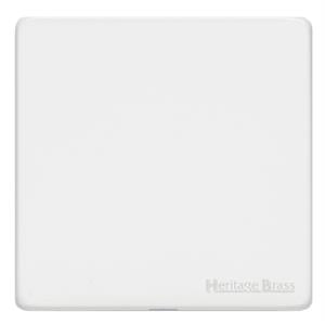 Vintage Range Matt White, XWH - Single Blank Plate