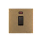 Windsor Range Aged Brass Switches & Sockets, WN50 - 45A DP Cooker Switch with Neon (single plate) by Heritage Brass By M-Marcus