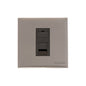 Windsor Range Satin Nickel Switches & Sockets, WN5 - 1 Gang CAT6 by Heritage Brass By M-Marcus