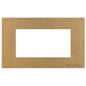 Windsor Range Aged Brass Switches & Sockets, WN50 - 4 Module Euro Plate by Heritage Brass By M-Marcus