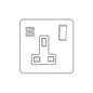 Heritage Brass Stylist Bronze Low Profile Plate - Square Edge - 1G 13A Socket with USB-A+C -Type RL9 by Heritage Brass By M-Marcus