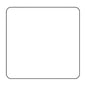 Hoxton Primed White | Single Blank Plate