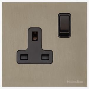 Windsor Range Aged Pewter, WAP - Single Socket (13 Amp)