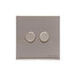 Windsor Range Satin Nickel Switches & Sockets, WN5 - 2G Multi Location Primary Dimmer by Heritage Brass By M-Marcus
